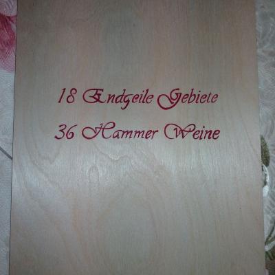 Weinkarte Acryl Auf Holz 1