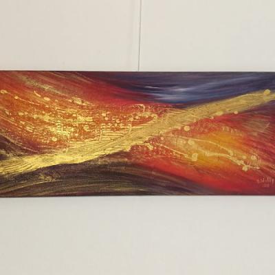 Aufwärts 80x30cm....€320,-