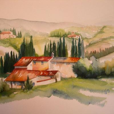 Gehoft Bei Pienza