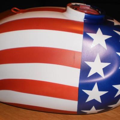 Motorradtank Amerika