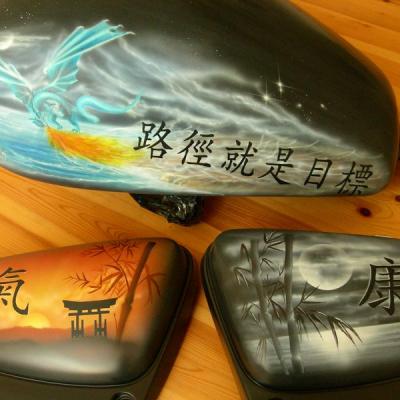 Motorradtank Feng Shui